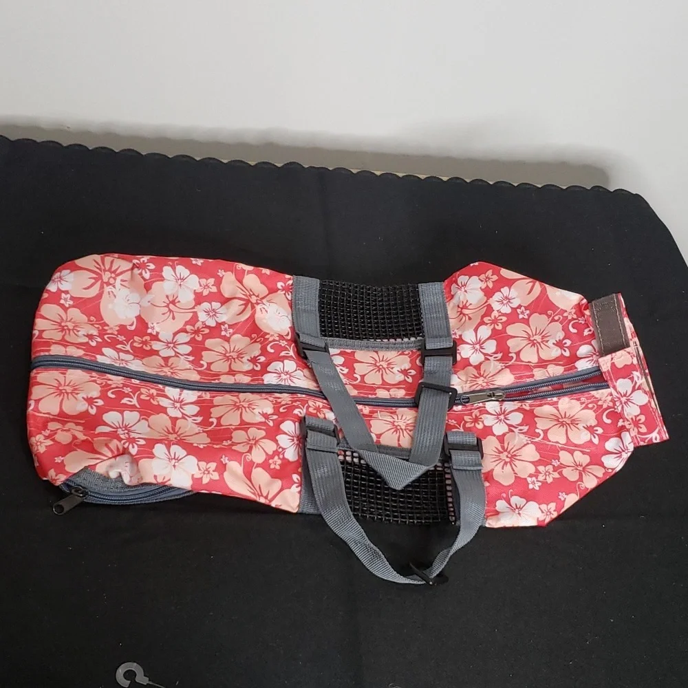 Hello Mow & Wow Pink Floral Cat Carrier NWOT